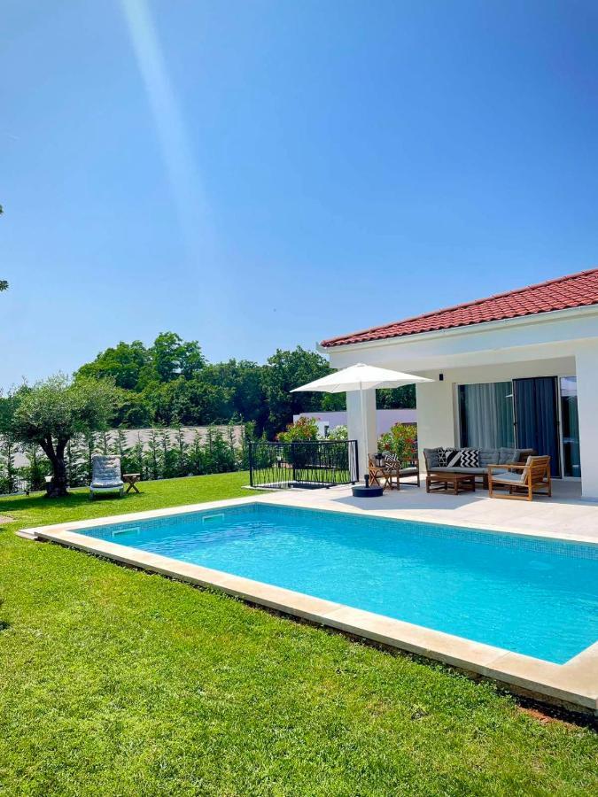 Villa Destiny Nedescina, Istrien, Kroatien Dış mekan fotoğraf