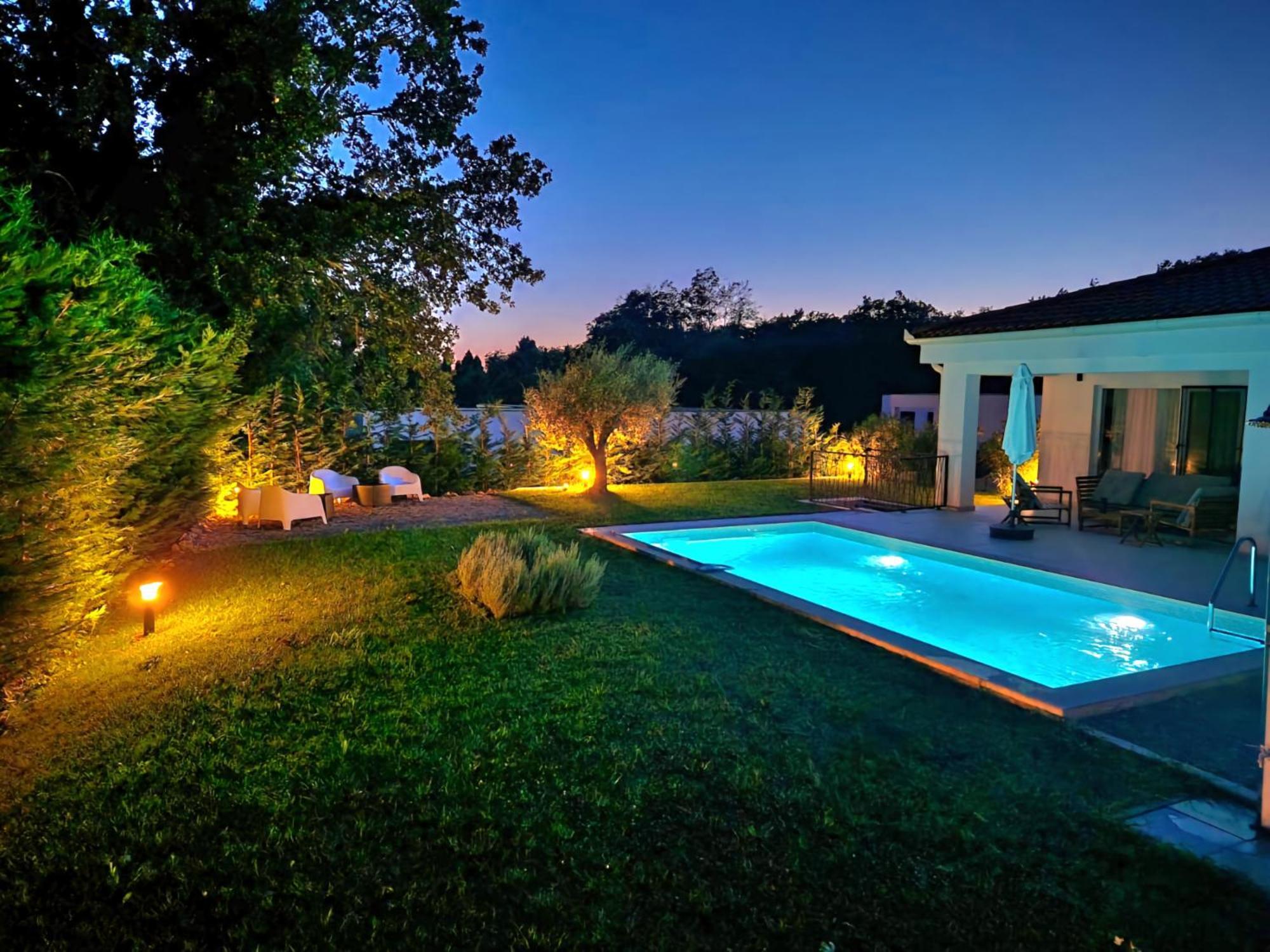 Villa Destiny Nedescina, Istrien, Kroatien Dış mekan fotoğraf
